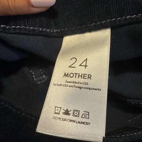 Navy corduroy Mother skirt - Picture 5 of 5